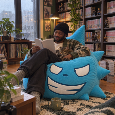 Soul Bean Bag in an anime fan's room
