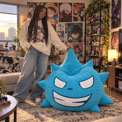 Soul Bean Bag in an anime fan's room