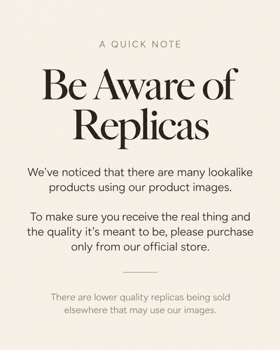 A quick note: be aware of replicas